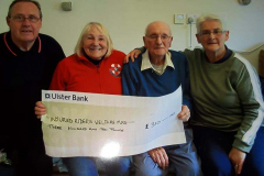 A big thank you to Norman McKeag for the donation collected at his 90th birthday party.