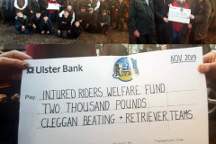Donation from the Cleggan Beating and Retriever Teams.