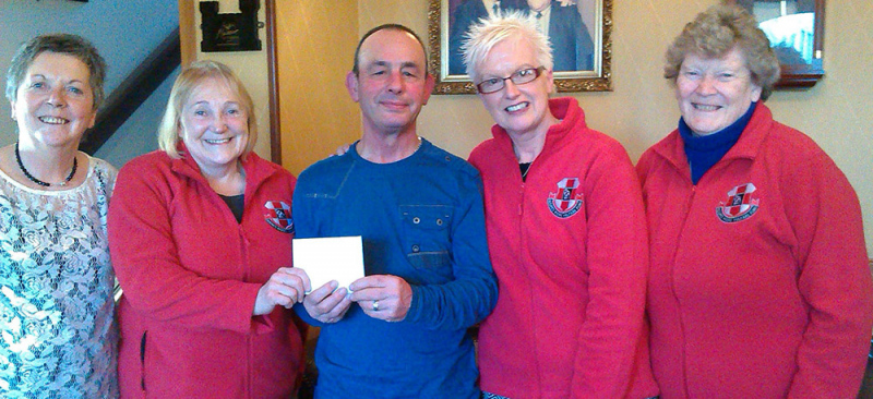 After being treated to a lovely afternoon tea we were presented with £450 donated in lieu of gifts for Jackie’s 60th birthday. Some people do the nicest things!