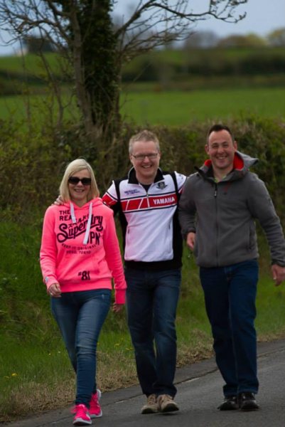 At the Tandragee 100 Race Paddock