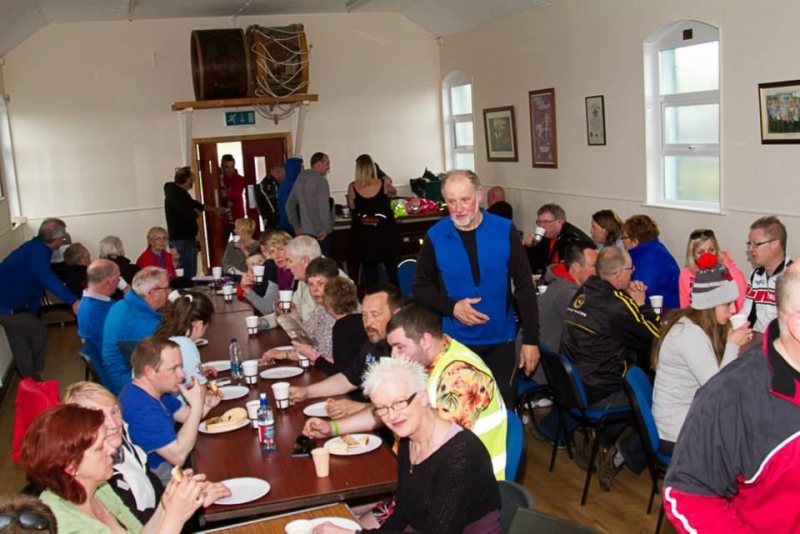 At the Tandragee 100 Race Paddock