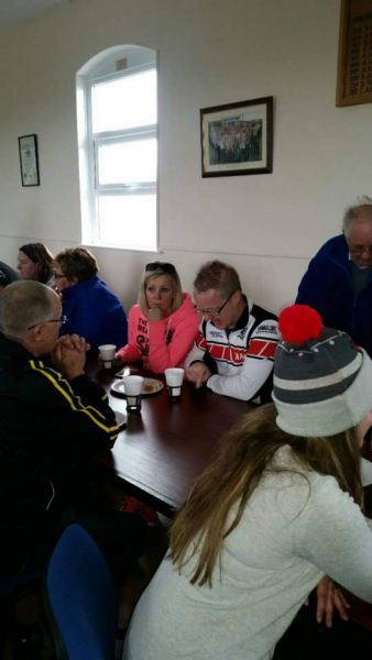Men talking racing tactics Brian?