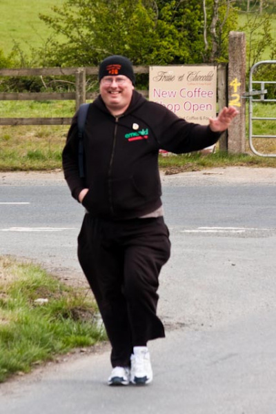 Only one more lap to go, Brian !