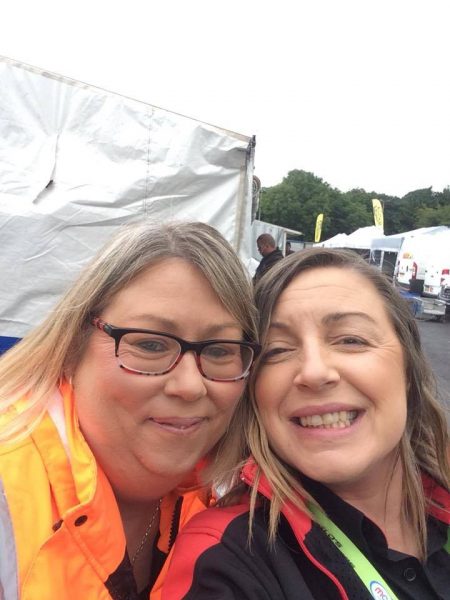 Our quiz organising duo 🙂 — with Cathy Fitzgerald and Kitty Harland